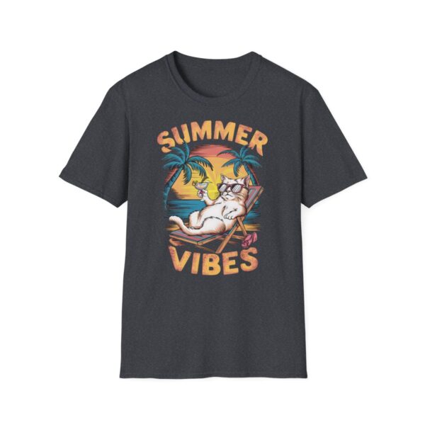 Tričko s potiskem “Summer Vibes” - Pohoda na maximum - Unisex Softstyle