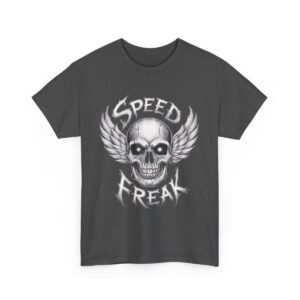 “Speed Freak” - Adrenalin na plné pecky - Unisex tričko z těžké bavlny s potiskem