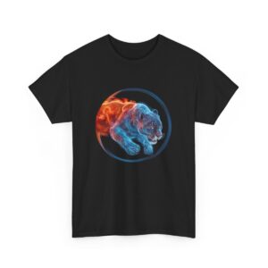 "Fire Beast" - Unisex tričko z těžké bavlny s potiskem