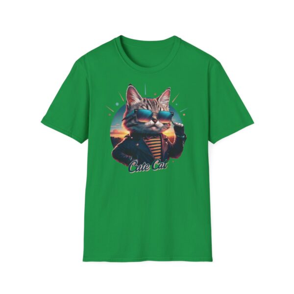 Tričko s potiskem "Cute Cat" Unisex Softstyle - Image 6