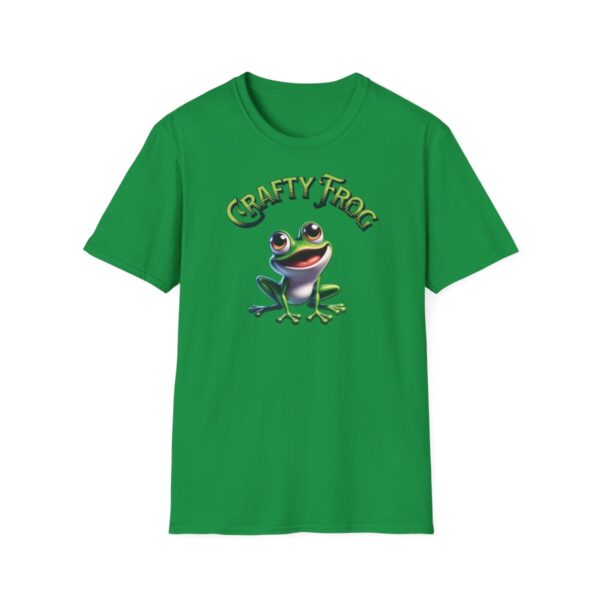 Tričko s potiskem "Crafty Frog - Tvořivá Žába" - Unisex Softstyle