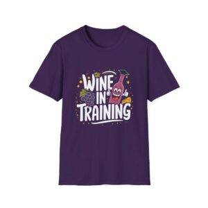 Tričko s potiskem “Wine in Training” - Víno se učí - Unisex Softstyle