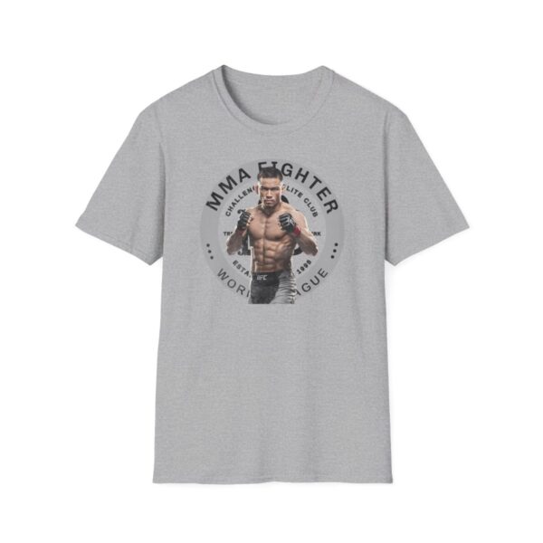 Tričko s potiskem “MMA Fighter” - Síla a odhodlání - Unisex Softstyle