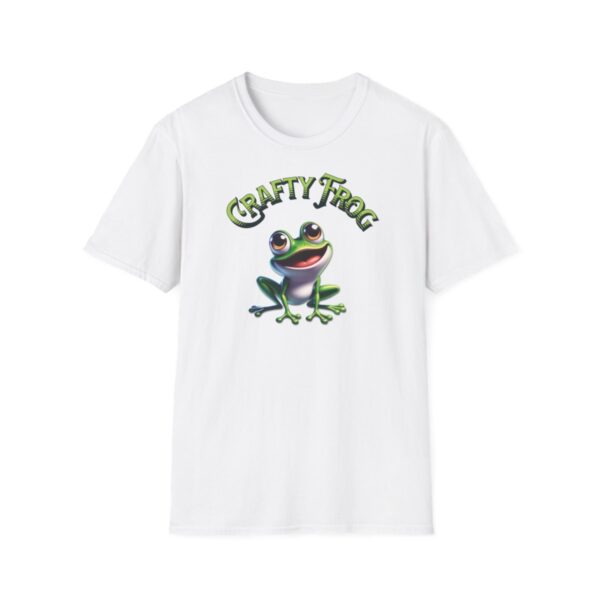 Tričko s potiskem "Crafty Frog - Tvořivá Žába" - Unisex Softstyle