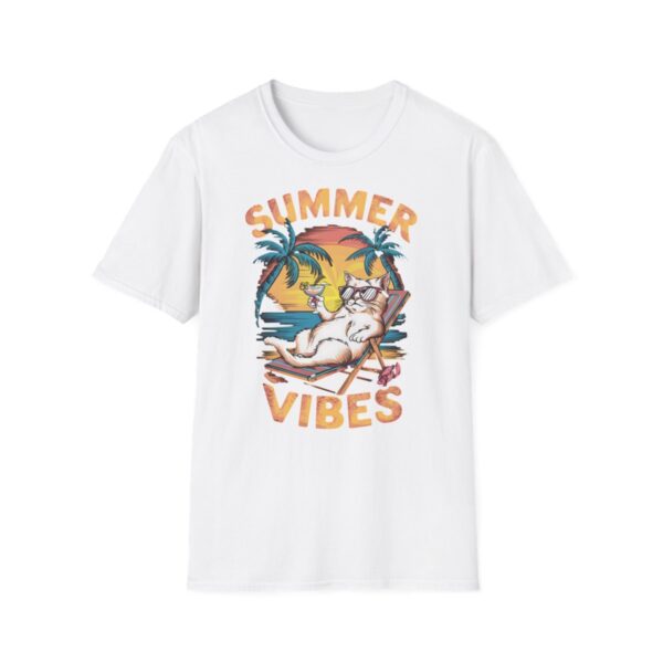 Tričko s potiskem “Summer Vibes” - Pohoda na maximum - Unisex Softstyle