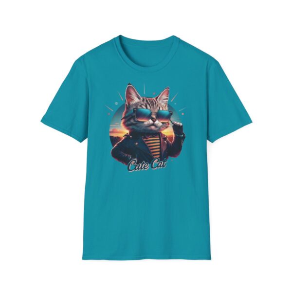 Tričko s potiskem "Cute Cat" Unisex Softstyle