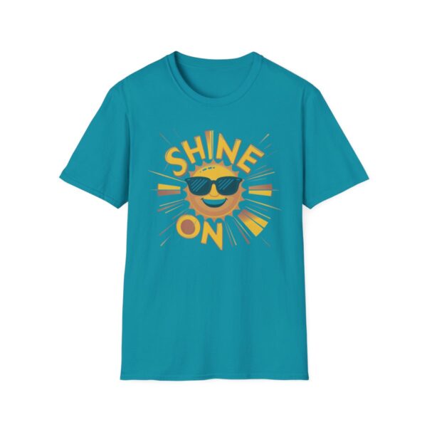 Dovolenkové tričko s potiskem "Shine On" Unisex Softstyle