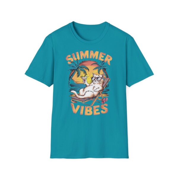 Tričko s potiskem “Summer Vibes” - Pohoda na maximum - Unisex Softstyle