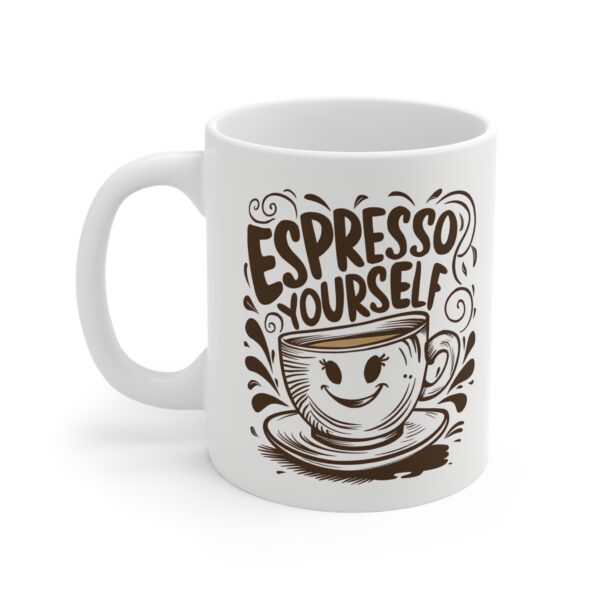 Hrnek na kávu s potiskem "Espresso Yourself"