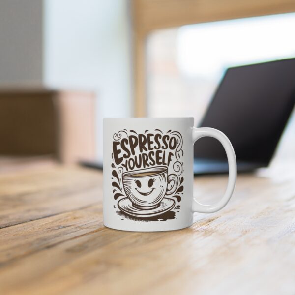 Hrnek na kávu s potiskem "Espresso Yourself"