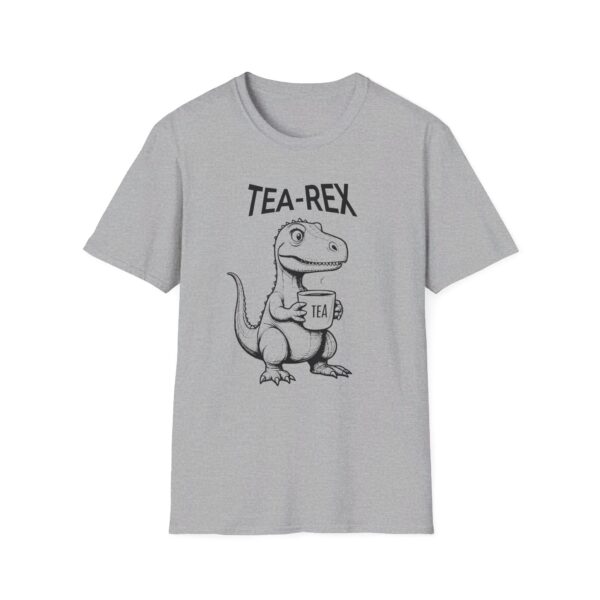 Tričko s potiskem "Tea-Rex" - Když dinosaurus miluje čaj! Unisex Softstyle