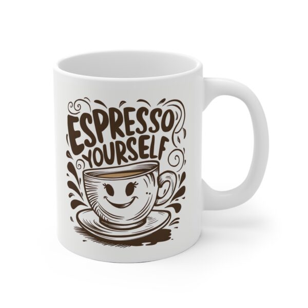 Hrnek na kávu s potiskem "Espresso Yourself"