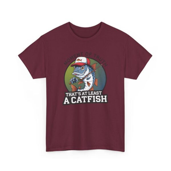 Rybářské tričko s potiskem "That's at least a catfish" Unisex z těžké bavlny