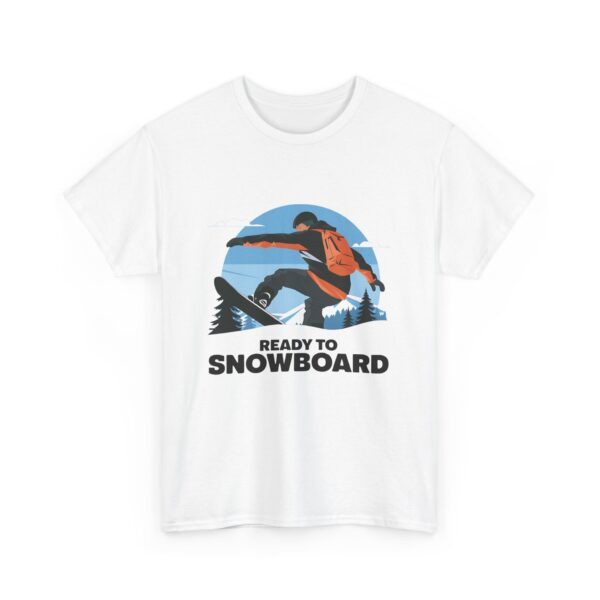 Tričko s potiskem "Ready to Snowboard" - Image 2