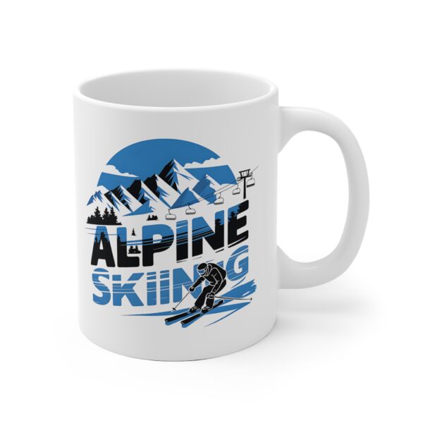 Hrnek s potiskem "Alpine Skiing"