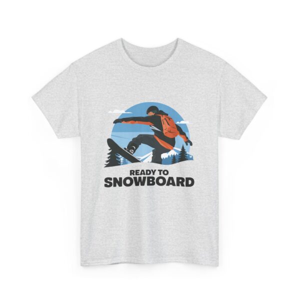 Tričko s potiskem "Ready to Snowboard" - Image 4