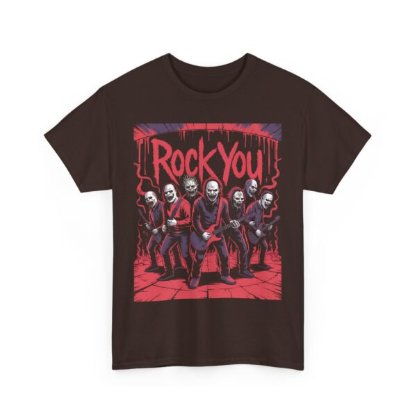 Tričko s potiskem "Rock You" – Banda šílenců s kytarou přichází! - Obrázek 2